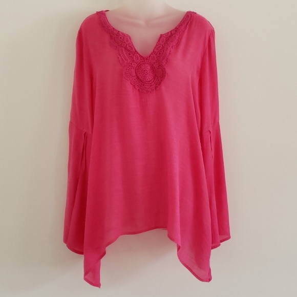 Tops - Women's Top, XXL, Hot Pink